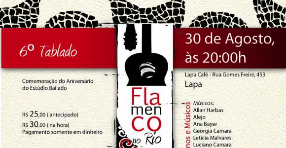 Edição especial do Tablado Flamenco no Rio