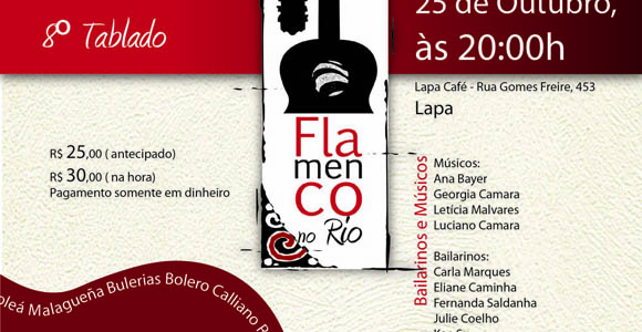 Edição Especial do Tablado Flamenco no Rio essa semana